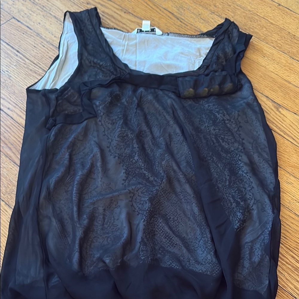 CAbi Black Sleeveless Tank Top